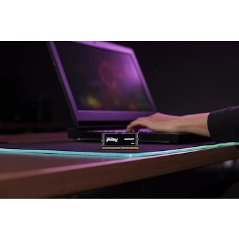 Imagen 5 de Kingston Fury Impact DDR5, Memoria Gamer para Laptop, Capacidad: 16GB, Factor de Forma: SODIMM 262-Pin, Color: Negro, Numero de Parte: KF548S38IB-16