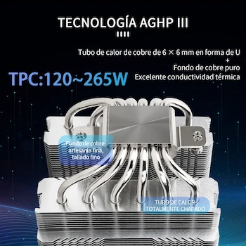 Imagen 2 de Thermalright Peerless Assassin 120 SE Enfriador de Aire para CPU Doble Torre Gris Modelo Peerless Assassin 120 SE 155mm Altura Compatible AMD AM4 AM5 Intel LGA 1150 1151 1155 1156 1200 1700