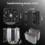 Miniatura de Thermalright Peerless Assassin 120 SE Enfriador de Aire para CPU Doble Torre Gris Modelo Peerless Assassin 120 SE 155mm Altura Compatible AMD AM4 AM5 Intel LGA 1150 1151 1155 1156 1200 1700