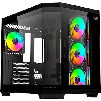 Imagen de referencia para Balam Rush Gabinete Gamer Media Torre Tank Master 9600 TB MAX Mid Tower ATX Negro