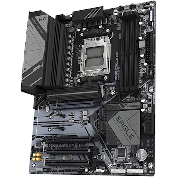 Imagen 4 de GIGABYTE B650 Eagle AX AM5 LGA 1718 AMD B650 ATX DDR5 Triple M.2 Motherboard, Black Color, Dimensions 305mm x 244mm