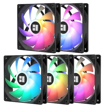Imagen de referencia para Thermalright TL-C12C-S X5 Pack de 5 Ventiladores 120mm ARGB PWM con Rodamiento S-FDB para CPU y Case Cooler Fan