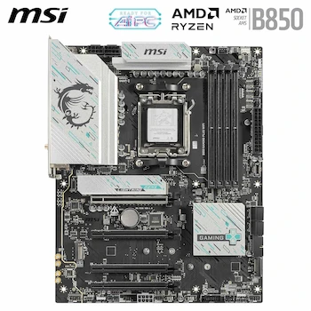 Imagen 2 de MSI B850 Gaming Plus WiFi - Placa Base ATX, Color Negro, Modelo B850 GAMING PLUS WIFI, Serie Gaming Plus, Tamaño 305x244 mm
