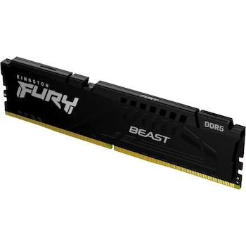 Imagen de referencia para Kingston Fury Beast Black DDR5, Memoria Gamer, Capacidad: 32GB, Factor de Forma: DIMM, Color: Negro, SKU: KF556C40BB-32