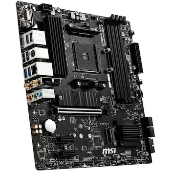 Imagen 4 de MSI ProSeries B550M PRO-VDH WiFi Placa Base Micro-ATX AMD B550 Socket AM4 DDR4 4 Ranuras Máx 128GB 2 Ranuras M.2 4 Puertos SATA USB 3.2 Gen 1 Wi-Fi AC Bluetooth 4.2 LAN Gigabit Realtek ALC892/ALC897 VGA HDMI DisplayPort