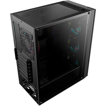 Imagen 5 de Gabinete Gamer Ocelot Gaming Modelo OGEC02, Color Negro, Mid-Tower, Dimensiones 36.6 x 21 x 45.2 cm, Peso 4.3 kg, Compatible con ATX, Micro ATX y Mini ITX