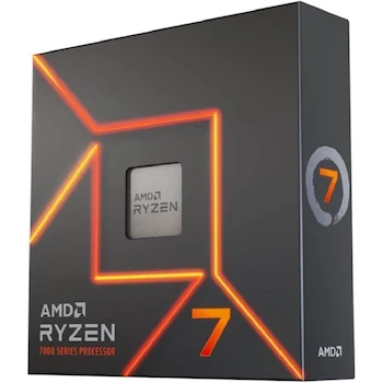 Imagen de referencia para Procesador AMD Ryzen™ 7 7700X Serie 7000, Modelo 7700X, 8 Núcleos, 16 Hilos, Socket AM5, Caché 40 MB, Proceso 5 nm, Gráficos Integrados AMD Radeon, Dimensiones 40 mm x 40 mm, Peso 79 g, Color Plata