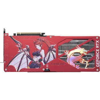 Imagen 4 de MSI GeForce RTX 5070 Ti 16G Gaming MLG Edition OC Red Graphics Card, 16GB GDDR7 256-bit Memory, NVIDIA Blackwell Architecture, Dimensions 16.14 x 4.53 x 8.66 inches