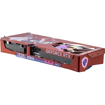 Imagen 5 de MSI GeForce RTX 5070 Ti 16G Gaming MLG Edition OC Red Graphics Card, 16GB GDDR7 256-bit Memory, NVIDIA Blackwell Architecture, Dimensions 16.14 x 4.53 x 8.66 inches