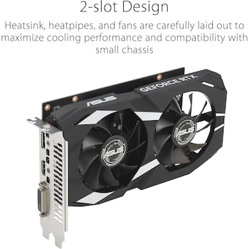 Imagen 3 de Tarjeta Gráfica ASUS Dual NVIDIA GeForce RTX 3050 OC Edition, Modelo DUAL-RTX3050-O6G, Serie Dual, Capacidad 6 GB GDDR6, Color Negro, Tamaño 2 Ranuras 20 cm