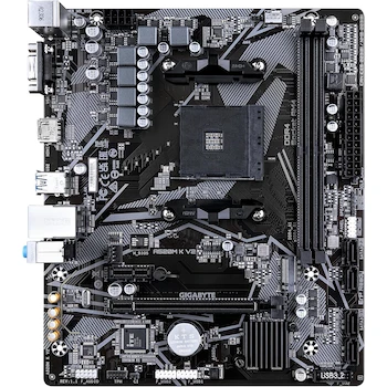 Imagen 2 de GIGABYTE A520M K V2 Rev. 1.0 Micro ATX Motherboard, AMD A520 Chipset, AMD AM4 Socket, 2x DDR4 DIMM Slots Max 64GB, Dimensions 23.3cm x 19.8cm