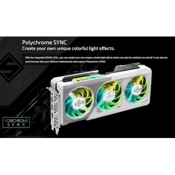 Imagen 3 de ASRock AMD Radeon RX 9070 XT Steel Legend 16GB GDDR6 256-Bit White Graphics Card, Model 90-GA5DZZ-00UANF, Triple Fan, 2x HDMI 2.1b + 2x DisplayPort 2.1a