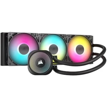 Imagen de referencia para Corsair Nautilus 360 RS ARGB Refrigeración Líquida CPU AIO 360mm Negro con 3 Ventiladores RS120 ARGB Incluidos