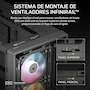 Miniatura de Corsair Frame 4000D RS ARGB Caja Modular ATX Mid-Tower para PC - Negro - Compatible con ASUS BTF, MSI Project Zero, Gigabyte Project Stealth - Altura 19.13 Pulgadas - Soporta Placas Base Micro ATX - Tipo Torre Mediana - Modelo B0DFHNV7TK