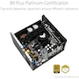 Miniatura de ASUS TUF Gaming 1000 W Gold Fuente de Alimentación Totalmente Modular, 80+ Oro, 1000 vatios, Modelo: TUF-GAMING-1000G, Serie: TUF Gaming, Color: Negro, Dimensiones: 150 x 150 x 86 mm