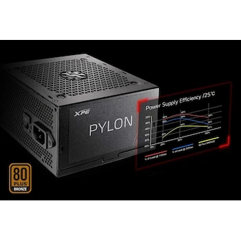 Imagen 4 de XPG Pylon Fuente de Alimentación Modular 650W 80 Plus Bronze Negro PYLON650B-BKCUS