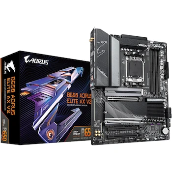 Imagen de referencia para GIGABYTE B650 AORUS Elite AX V2 Placa Madre ATX AMD B650 Socket AM5 LGA 1718 DDR5