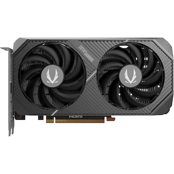 Imagen 2 de ZOTAC Gaming GeForce RTX 5060 Twin Edge OC 8GB GDDR7 128 bits PCIE 5.0 Tarjeta gráfica para Juegos, Tarjeta compacta SFF, ZT-B50600H-10M, color Negro, serie Twin Edge, capacidad 8GB, tamaño 220.5mm x 120.25mm x 41.6mm