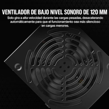 Imagen 3 de Corsair CX Series CX650 ATX 650W Fuente de Alimentación No Modular - Color Negro - Versión NA - Número de Parte CP-9020278-NA - Peso 2.32kg - Longitud 125mm