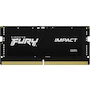 Miniatura de Kingston Fury Impact DDR5, Memoria Gamer para Laptop, Capacidad: 16GB, Factor de Forma: SODIMM 262-Pin, Color: Negro, Numero de Parte: KF556S40IB-16