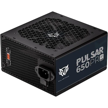 Imagen de referencia para Balam Rush Pulsar Fuente de Poder 650PR BR-937719 ATX, 650W, 80 Plus White, No Modular, Color Negro, Dimensiones 140x150x86 mm