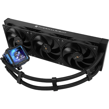 Imagen alusiva al producto Thermalright FW PRO 360 Black - Refrigerador Líquido AIO para CPU de 360mm con Pantalla IPS LCD 320x320 Resolución y Pantalla LCD de Absorción Magnética de 2.73 Pulgadas, Compatible con AM4/AM5/Intel LGA1700/1851