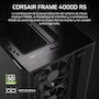 Miniatura de Corsair FRAME 4000D RS Caja Modular Mid-Tower ATX para PC con Sistema InfiniRail Negro