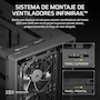 Miniatura de Corsair FRAME 4000D RS Caja Modular Mid-Tower ATX para PC con Sistema InfiniRail Negro