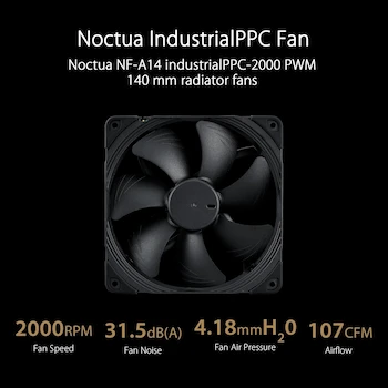 Imagen 4 de ASUS ProArt LC 420 - Enfriador de CPU de 420 mm Todo en Uno AIO Refrigerado por Agua, Serie ProArt, Color Negro