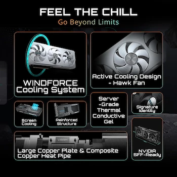 Imagen 4 de GIGABYTE GeForce RTX 5070 Eagle OC SFF 12G GDDR7 12GB 192-bit PCIe 5.0 WINDFORCE Cooling - GV-N5070EAGLE OC-12GD