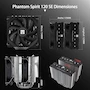 Miniatura de Thermalright Phantom Spirit 120 SE CPU Air Cooler Dual Tower 120mm Black