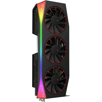 Imagen 2 de XFX Mercury AMD Radeon RX 9070 XT OC Magnetic Air Edition Graphics Card, Model RX-97TMARGB9, 16GB GDDR6, Black