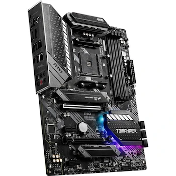 Imagen de referencia para Tarjeta Madre MSI MAG B550 TOMAHAWK Gaming ATX Socket AM4 Chipset AMD B550 para Procesadores AMD Ryzen Serie 5000 y 3ra Generación, Memoria DDR4 Dual Channel Máxima 128 GB, 4 Slots DIMM, Color Negro, Modelo 7C91-001R, Tamaño 305 x 244 mm
