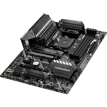 Imagen 4 de Tarjeta Madre MSI MAG B550 TOMAHAWK Gaming ATX Socket AM4 Chipset AMD B550 para Procesadores AMD Ryzen Serie 5000 y 3ra Generación, Memoria DDR4 Dual Channel Máxima 128 GB, 4 Slots DIMM, Color Negro, Modelo 7C91-001R, Tamaño 305 x 244 mm