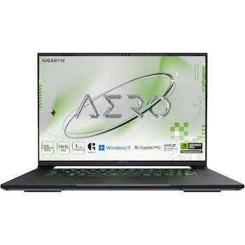 Imagen alusiva al producto GIGABYTE AERO X16 Copilot+ PC Laptop, Lunar White, Model 1WH93USC64DH, 16" 2560x1600 WQXGA Display, AMD Ryzen AI 7 350 Processor, NVIDIA GeForce RTX 5070 GPU, 32GB DDR5 RAM, 1TB SSD, Windows 11 Home