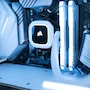 Miniatura de Ren Tech PC Escritorio Gamer Blanca Ryzen 7 5700 RTX 4060 Ti o 5060 Enfriamiento Líquido 64GB RAM 1TB NVME SSD Computadora Gamer