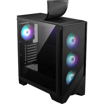 Imagen de referencia para MSI MAG Forge 320R Airflow Negro - Gabinete Midi-Tower ATX/Micro-ATX/Mini-ITX con Ventana RGB y 4 Ventiladores ARGB Instalados