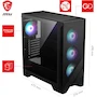 Miniatura de MSI MAG Forge 320R Airflow Negro - Gabinete Midi-Tower ATX/Micro-ATX/Mini-ITX con Ventana RGB y 4 Ventiladores ARGB Instalados