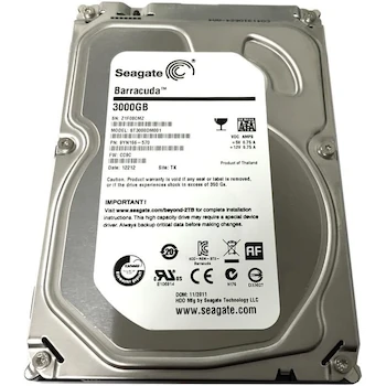 Imagen 2 de Seagate Barracuda Disco Duro Interno 3.5 Pulgadas 3TB Modelo ST3000DM001 Serie Barracuda 7200.14
