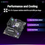 Miniatura de ASUS ROG Strix B850-F Gaming WiFi ATX Motherboard, Model 90MB1J70-M0AAY0, Series ROG Strix, Black, AMD B850 Chipset, AM5 Socket for Ryzen Processors, DDR5 Memory up to 256GB, 4x DIMM Slots, Size 30.5 cm x 24.4 cm