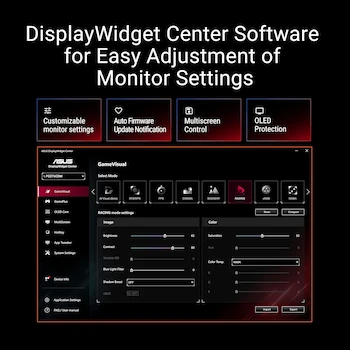 Imagen 5 de ASUS ROG Swift OLED PG27UCDM Monitor Gaming QD-OLED 27 Pulgadas 4K Negro Serie ROG Swift