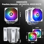 Miniatura de Thermalright Peerless Assassin 120 Digital ARGB White CPU Air Cooler Dual Tower 120mm