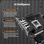 Miniatura de Black ASUS TUF Gaming Series X870-PLUS WiFi Model AMD AM5 Socket X870 Chipset ATX Form Factor Motherboard for Ryzen 9000 8000 7000 Series Processors with DDR5 256 GB Max Memory Capacity and Four M.2 Storage Slots
