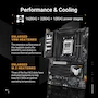 Miniatura de Black ASUS TUF Gaming Series X870-PLUS WiFi Model AMD AM5 Socket X870 Chipset ATX Form Factor Motherboard for Ryzen 9000 8000 7000 Series Processors with DDR5 256 GB Max Memory Capacity and Four M.2 Storage Slots