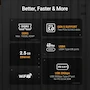 Miniatura de Black ASUS TUF Gaming Series X870-PLUS WiFi Model AMD AM5 Socket X870 Chipset ATX Form Factor Motherboard for Ryzen 9000 8000 7000 Series Processors with DDR5 256 GB Max Memory Capacity and Four M.2 Storage Slots
