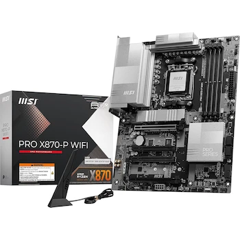 Imagen de referencia para MSI Pro X870-P WiFi V1 ProSeries Motherboard ATX Black AMD Ryzen 9000/8000/7000 Series AM5 DDR5