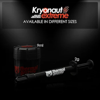 Imagen 4 de Thermal Grizzly Kryonaut Extreme Pasta Térmica 2g (TG-KE-002-R) - Gris - Conductividad 14.2 W/mK - Rango -250°C a +350°C
