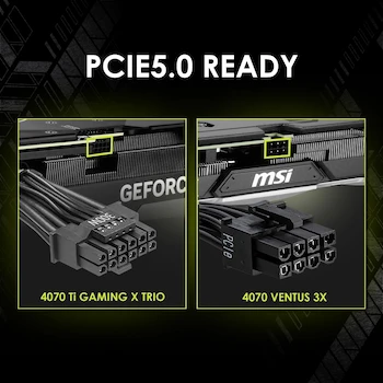 Imagen 4 de MSI MAG A750BN PCIE5 Fuente de Alimentación para Juegos Negra 750W ATX Compacta No Modular Serie MAG