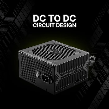 Imagen 5 de MSI MAG A750BN PCIE5 Fuente de Alimentación para Juegos Negra 750W ATX Compacta No Modular Serie MAG