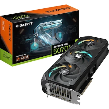 Imagen de referencia para Gigabyte GeForce RTX 5070 Ti Gaming OC 16G Tarjeta Gráfica NVIDIA 16GB GDDR7 256-bit GV-N507TGAMING OC-16GD